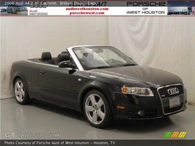2008 Audi A4 2.0T Cabriolet in Brilliant Black