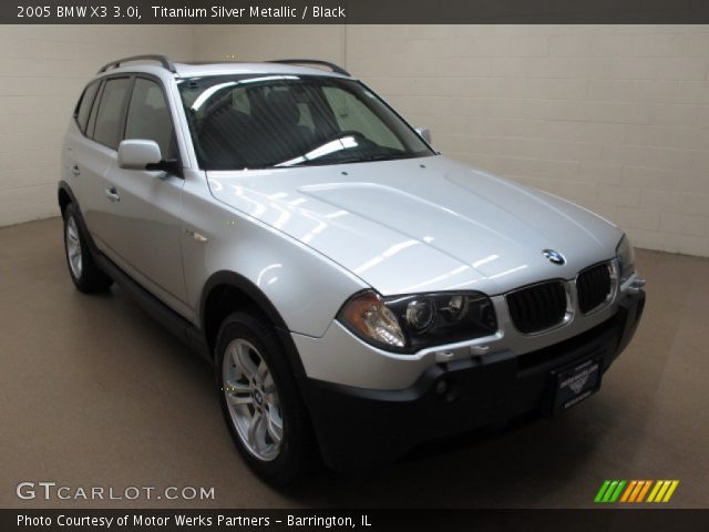 2005 BMW X3 3.0i in Titanium Silver Metallic