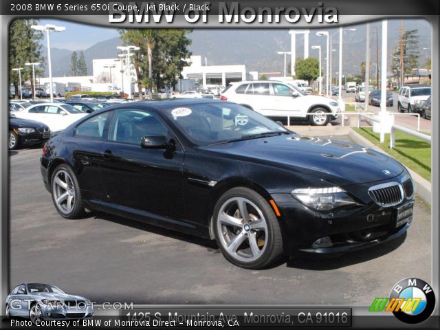 2008 BMW 6 Series 650i Coupe in Jet Black