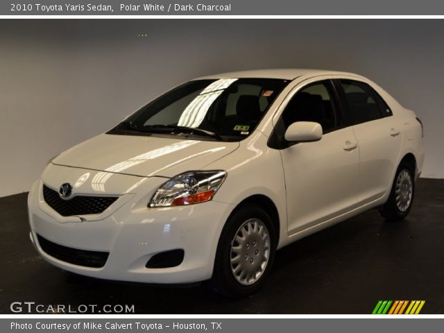 2010 Toyota Yaris Sedan in Polar White