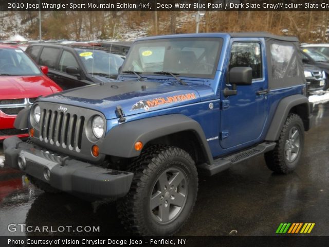 2010 Jeep Wrangler Sport Mountain Edition 4x4 in Deep Water Blue Pearl