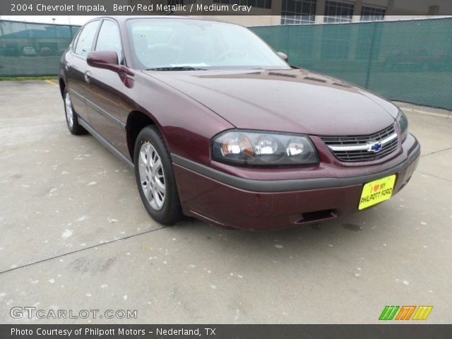 2004 Chevrolet Impala  in Berry Red Metallic