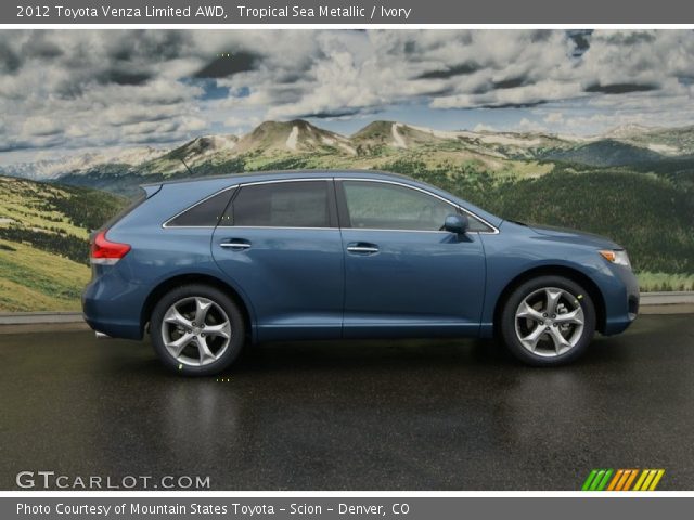2012 Toyota Venza Limited AWD in Tropical Sea Metallic