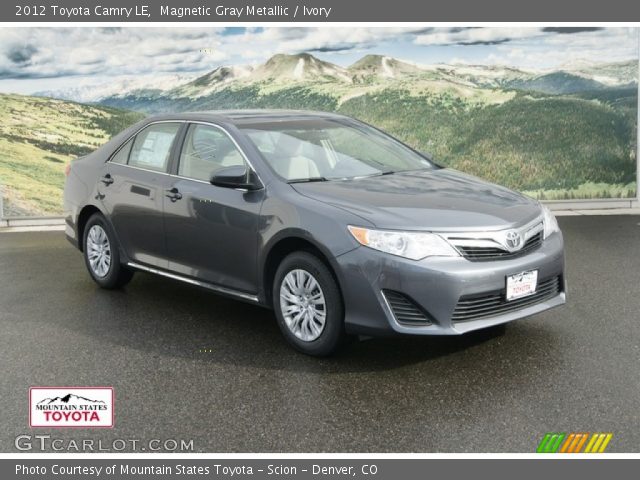 2012 Toyota Camry LE in Magnetic Gray Metallic