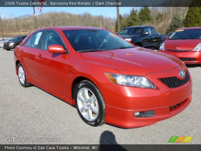 2008 Toyota Camry SE in Barcelona Red Metallic
