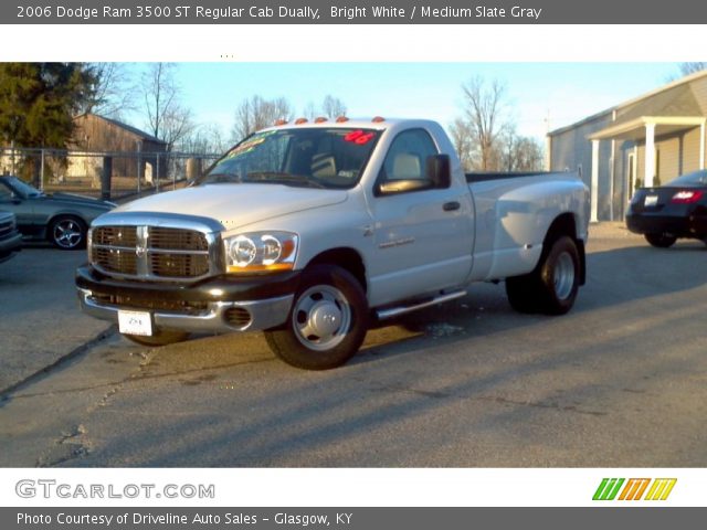 2006 Dodge Ram 3500 ST Regular Cab Dually in Bright White