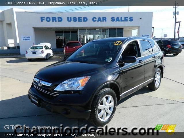 2008 Honda CR-V EX-L in Nighthawk Black Pearl