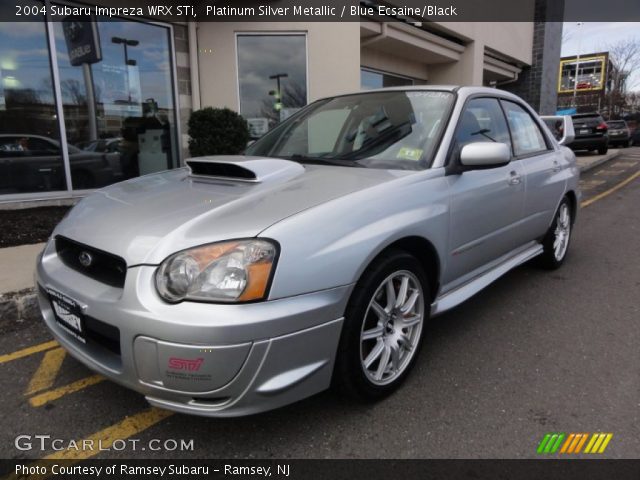 2004 Subaru Impreza WRX STi in Platinum Silver Metallic