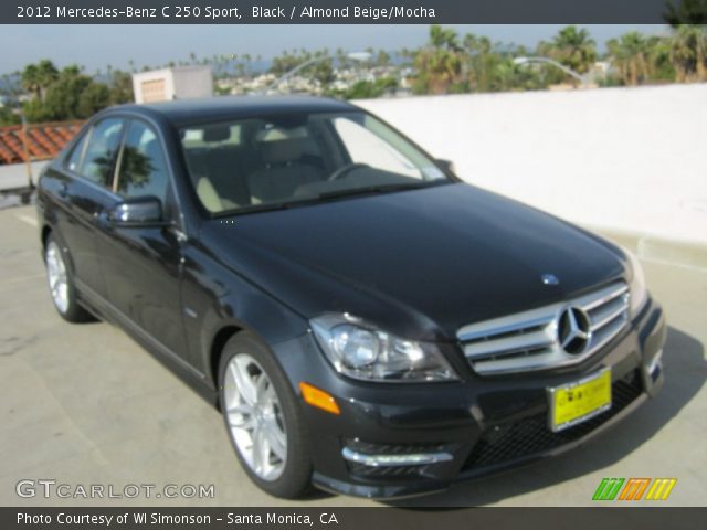 2012 Mercedes-Benz C 250 Sport in Black