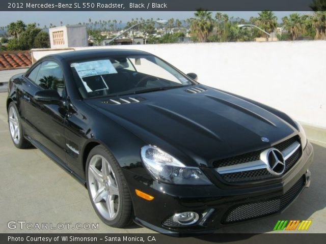2012 Mercedes-Benz SL 550 Roadster in Black