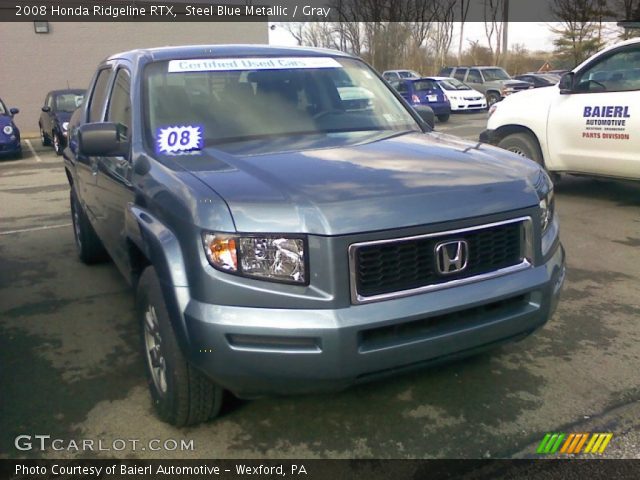 2008 Honda Ridgeline RTX in Steel Blue Metallic