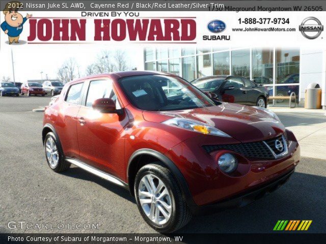 2012 Nissan Juke SL AWD in Cayenne Red