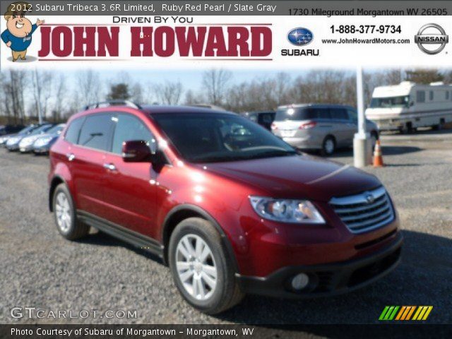 2012 Subaru Tribeca 3.6R Limited in Ruby Red Pearl