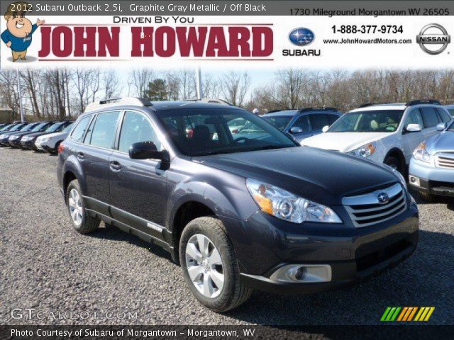 2012 Subaru Outback 2.5i in Graphite Gray Metallic