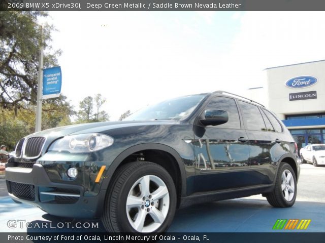 2009 BMW X5 xDrive30i in Deep Green Metallic