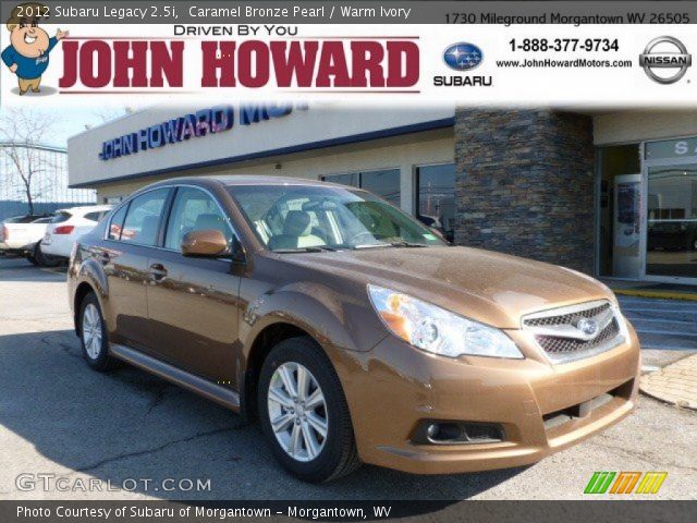 2012 Subaru Legacy 2.5i in Caramel Bronze Pearl