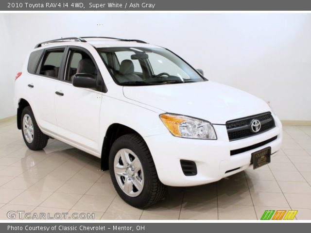 2010 Toyota RAV4 I4 4WD in Super White