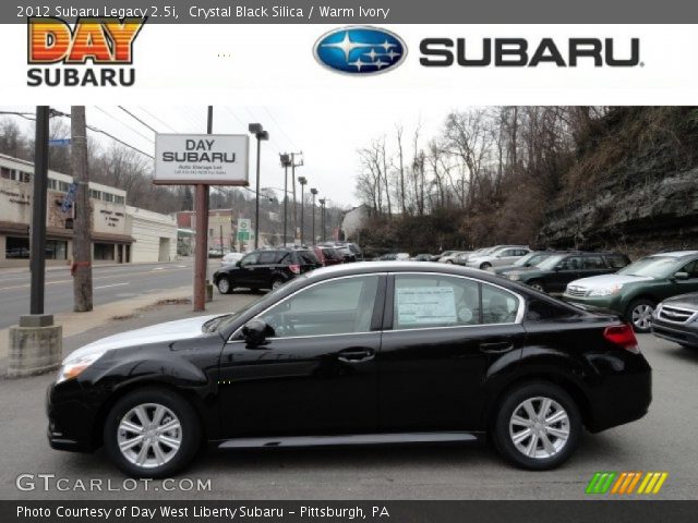 2012 Subaru Legacy 2.5i in Crystal Black Silica