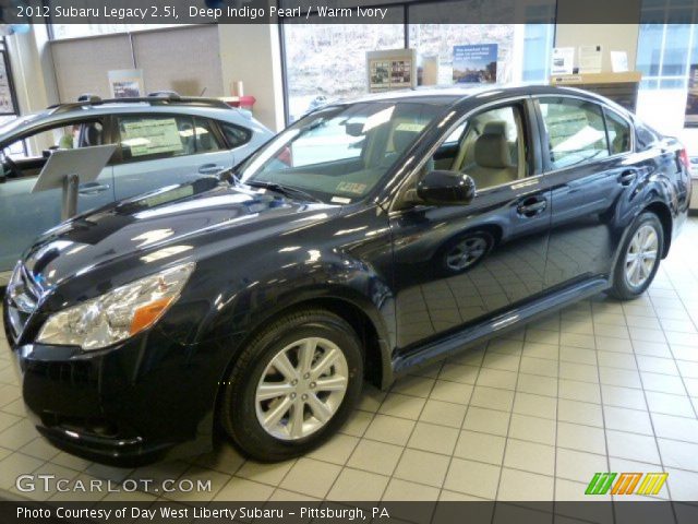 2012 Subaru Legacy 2.5i in Deep Indigo Pearl