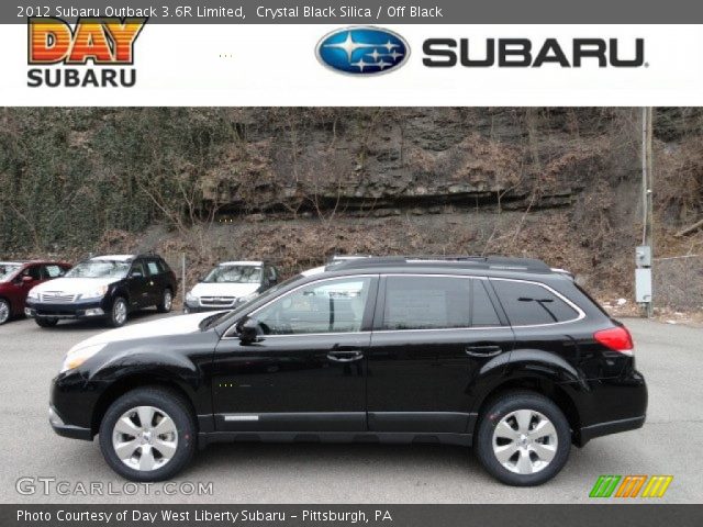2012 Subaru Outback 3.6R Limited in Crystal Black Silica