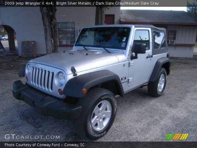 2009 Jeep Wrangler X 4x4 in Bright Silver Metallic