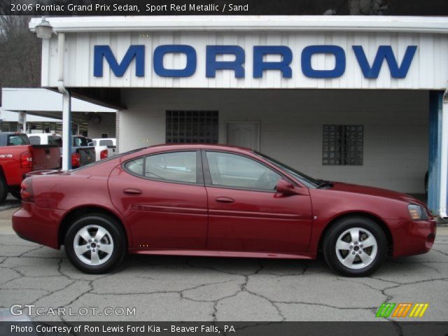 2006 Pontiac Grand Prix Sedan in Sport Red Metallic