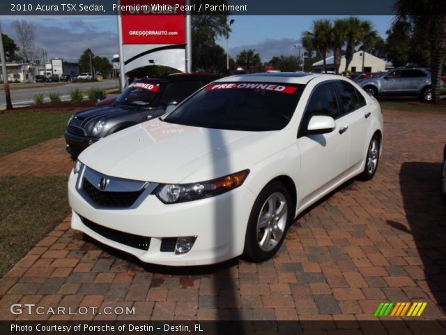 2010 Acura TSX Sedan in Premium White Pearl