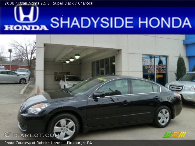 2008 Nissan Altima 2.5 S in Super Black