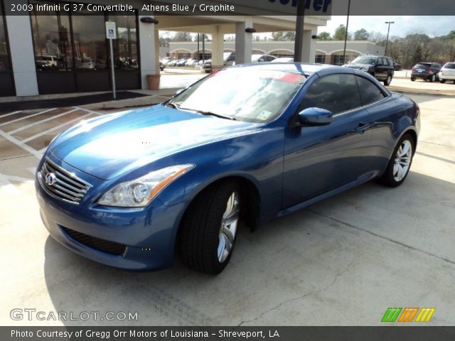 2009 Infiniti G 37 Convertible in Athens Blue