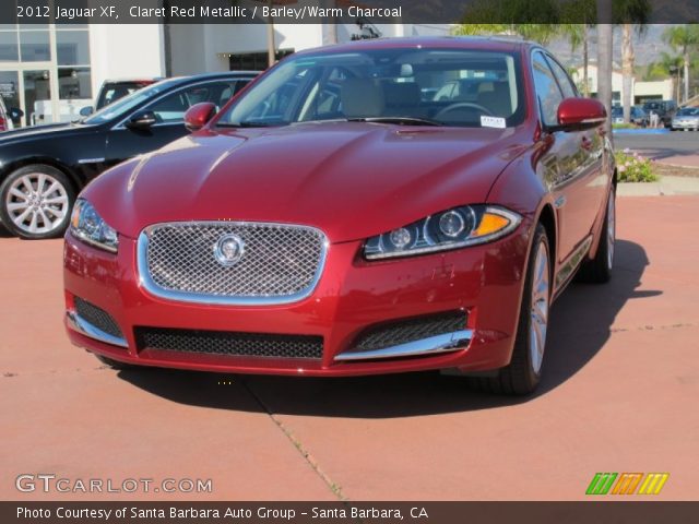 2012 Jaguar XF  in Claret Red Metallic