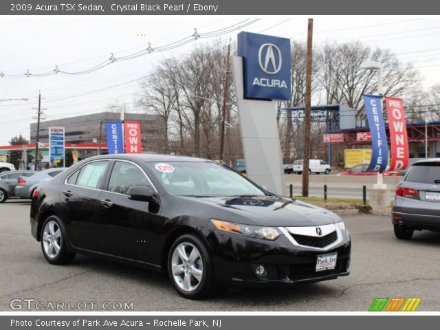 2009 Acura TSX Sedan in Crystal Black Pearl