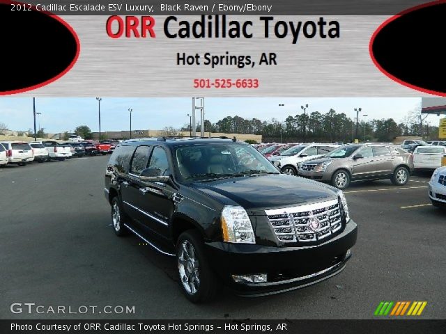 2012 Cadillac Escalade ESV Luxury in Black Raven