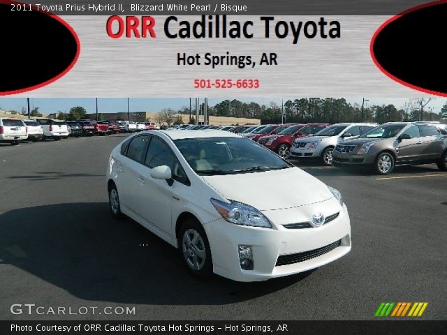 2011 Toyota Prius Hybrid II in Blizzard White Pearl