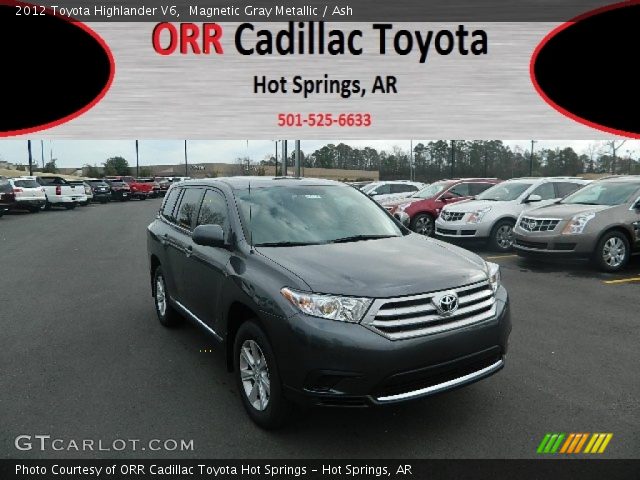 2012 Toyota Highlander V6 in Magnetic Gray Metallic