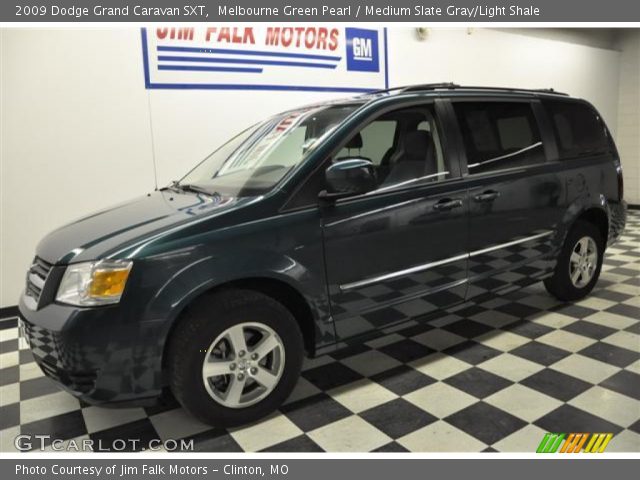2009 Dodge Grand Caravan SXT in Melbourne Green Pearl