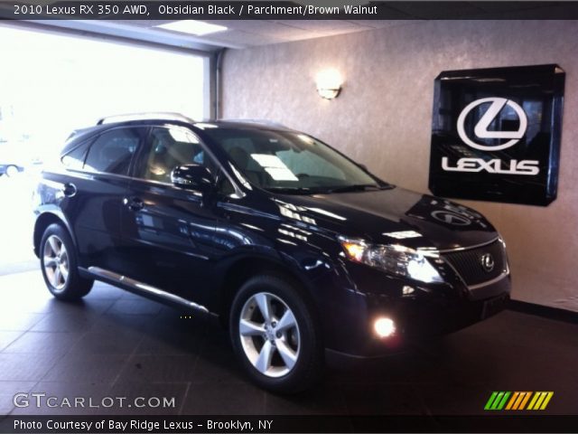 2010 Lexus RX 350 AWD in Obsidian Black