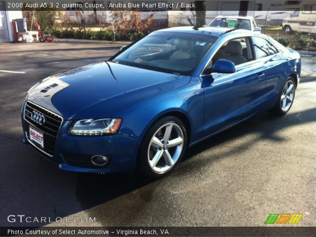 2008 Audi A5 3.2 quattro Coupe in Aruba Blue Pearl Effect