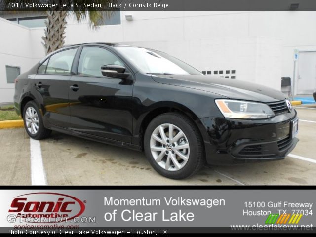 2012 Volkswagen Jetta SE Sedan in Black