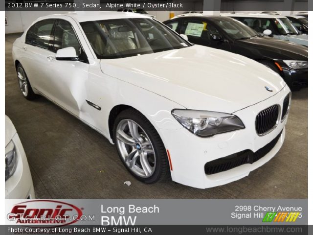 2012 BMW 7 Series 750Li Sedan in Alpine White