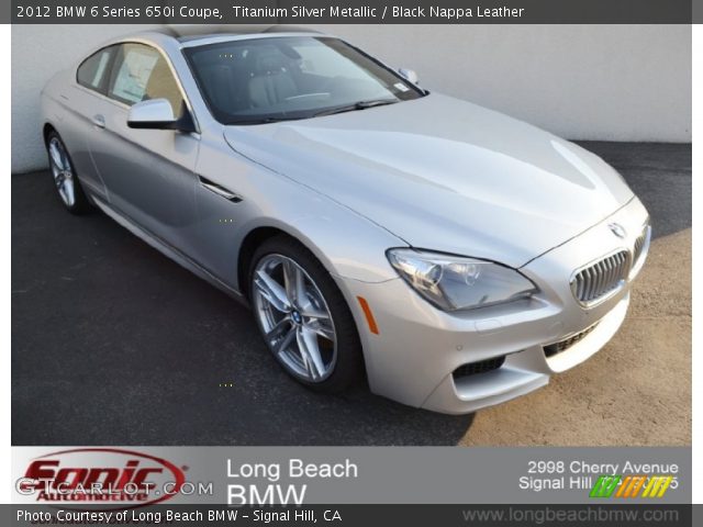 2012 Bmw 650i coupe titanium silver #3