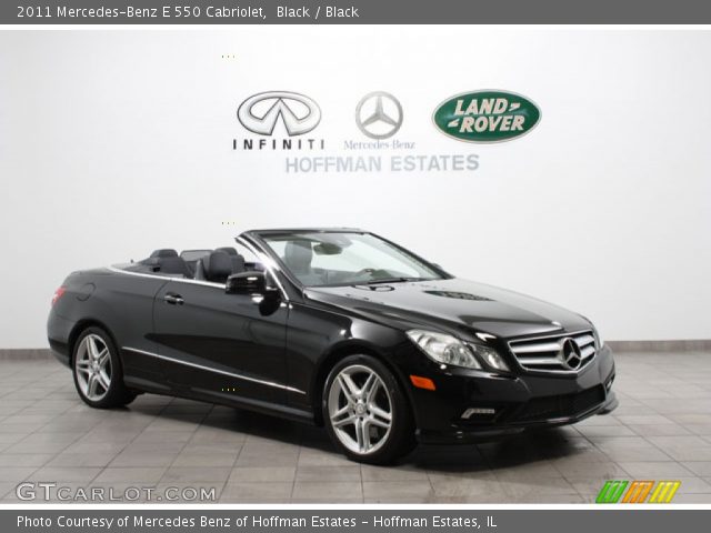 2011 Mercedes-Benz E 550 Cabriolet in Black