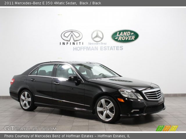 2011 Mercedes-Benz E 350 4Matic Sedan in Black