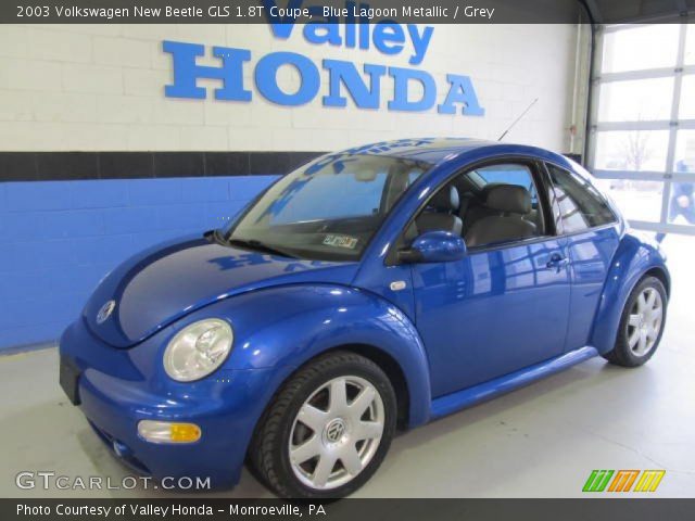 2003 Volkswagen New Beetle GLS 1.8T Coupe in Blue Lagoon Metallic