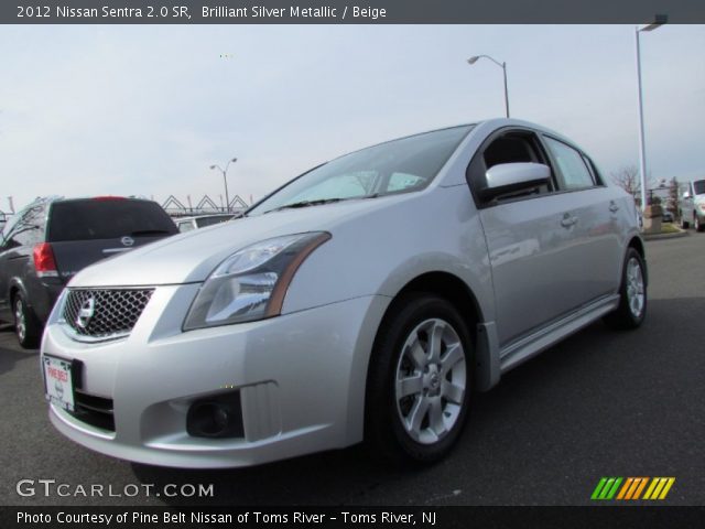 2012 Nissan Sentra 2.0 SR in Brilliant Silver Metallic