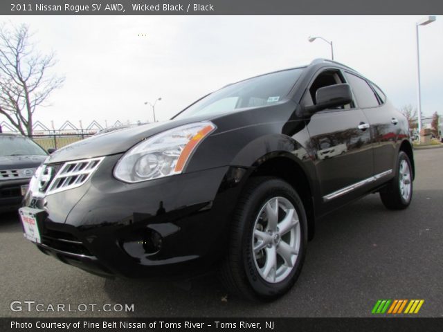 2011 Nissan Rogue SV AWD in Wicked Black