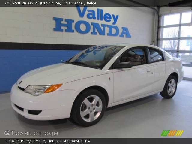 2006 Saturn ION 2 Quad Coupe in Polar White