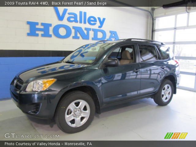 2009 Toyota RAV4 4WD in Black Forest Pearl