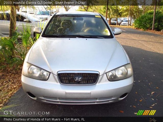 2003 Hyundai Elantra GLS Sedan in Silver Pewter