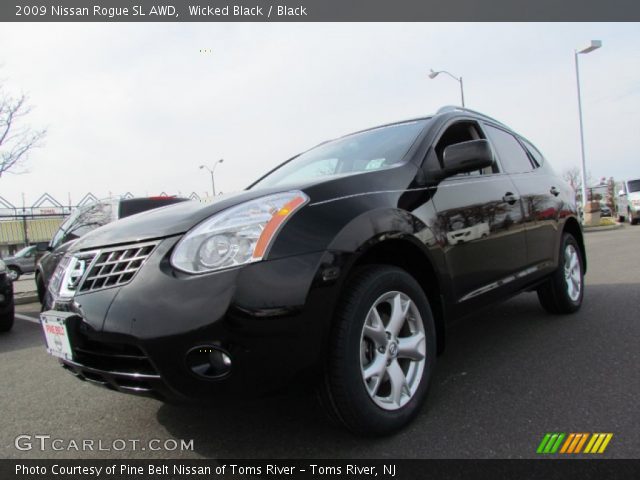 2009 Nissan Rogue SL AWD in Wicked Black