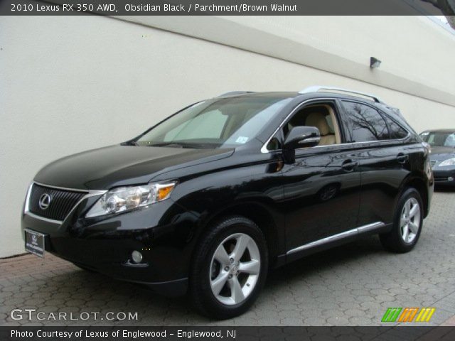 2010 Lexus RX 350 AWD in Obsidian Black